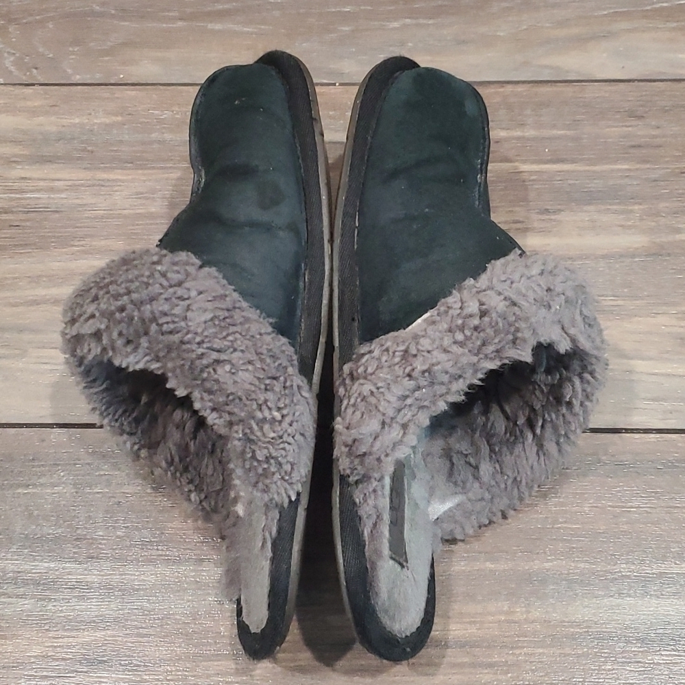 UGG Women Insulated lined Sheepskin fur slippers flat flip flip sz 7 - Picture 5 of 11